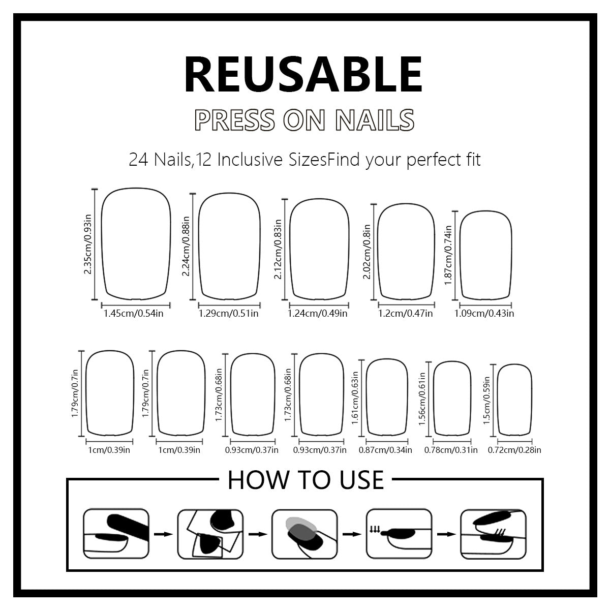 Purple Spooky Forest Halloween Press-On Nails (24 Pcs Universal Fit)