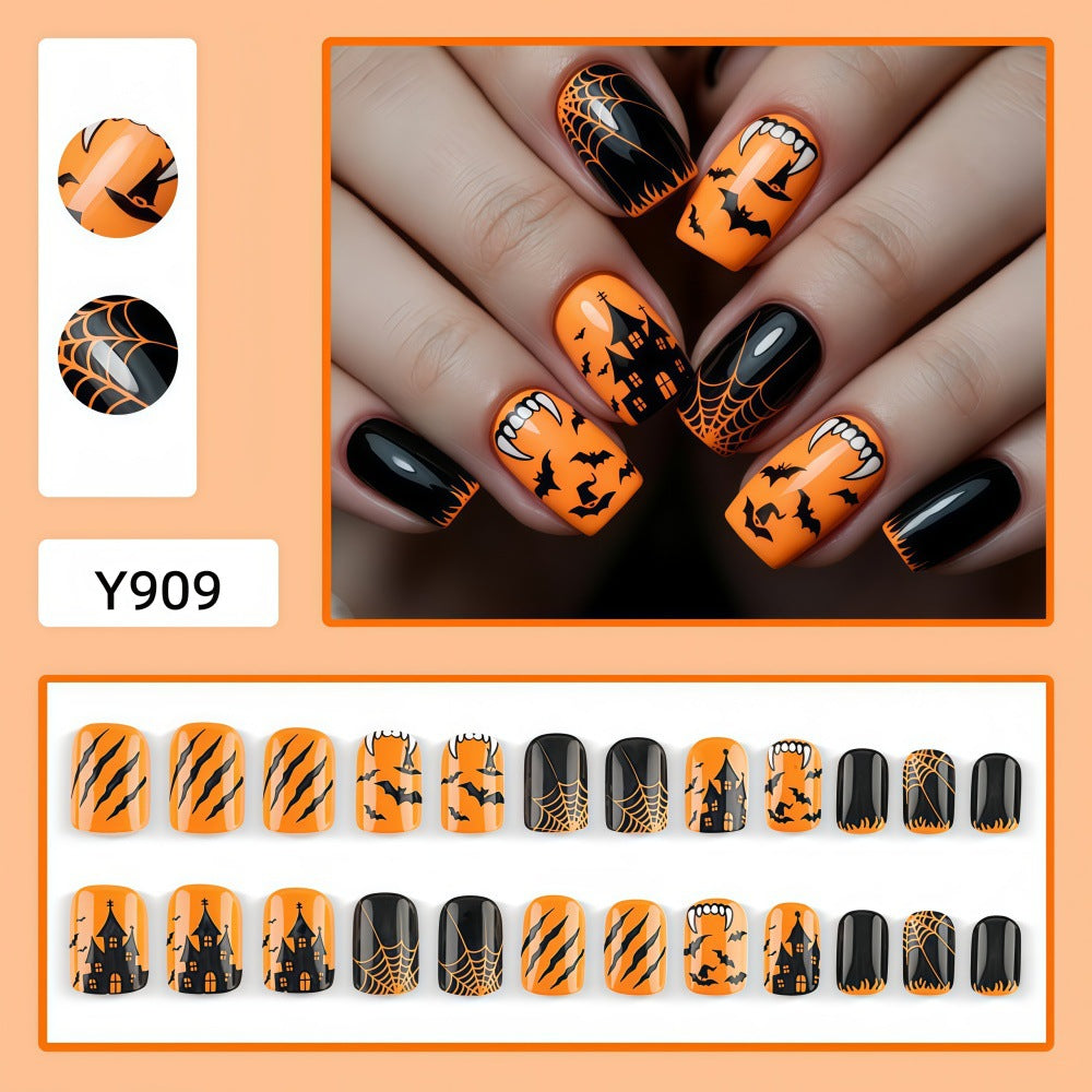 Spooky Night Halloween Press-On Nails (24 Pcs Mix & Match)