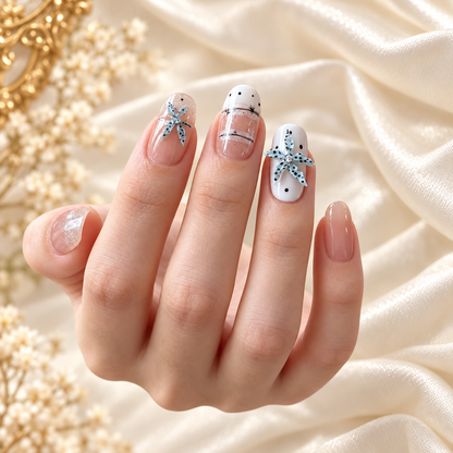 Leopard & Polka Dot Resin Flower Nail Charms – 50 Pcs