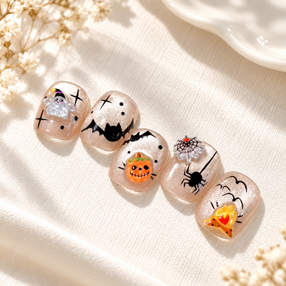 Halloween Resin Nail Charms – 20 Pcs Mini Translucent Mixed Pack