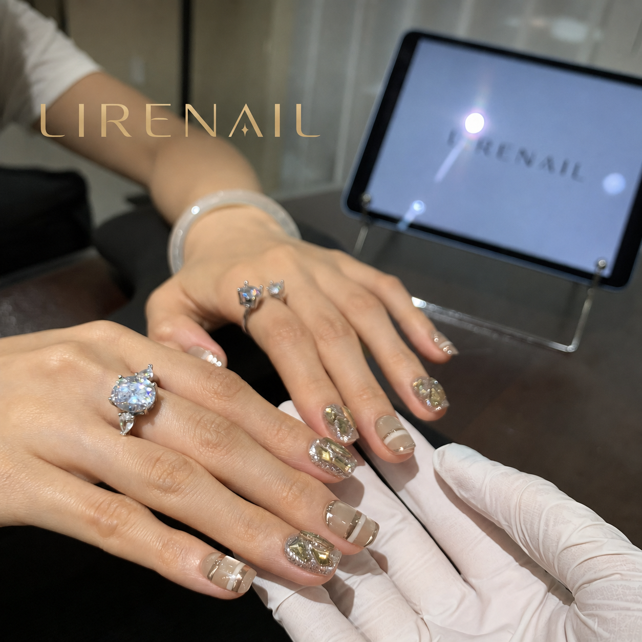 Rose Quartz – Rose Crystal Press-On Nails