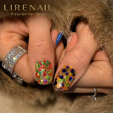 Candy Party – Colorful Gem Press-On Nails