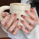 Opal Charm – Iridescent Gem Press-On Nails