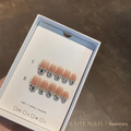 Rosemary – Soft Pink Crystal Press-On Nails