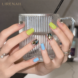 Prism Parade – Multicolor Gem Press-On Nails