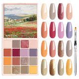 Colors Solid Gel Nail Polish Palette | Lirenail Press-On Nails