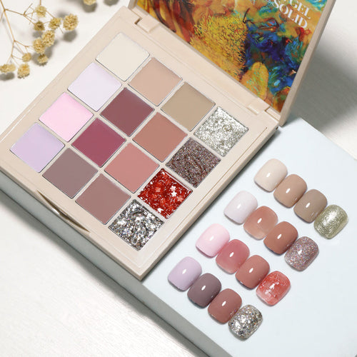 Colors Solid Nail Gel Set15 | Lirenail Press-On Nails