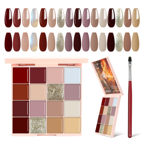 Colors Solid Nail Gel Set3 | Lirenail Press-On Nails