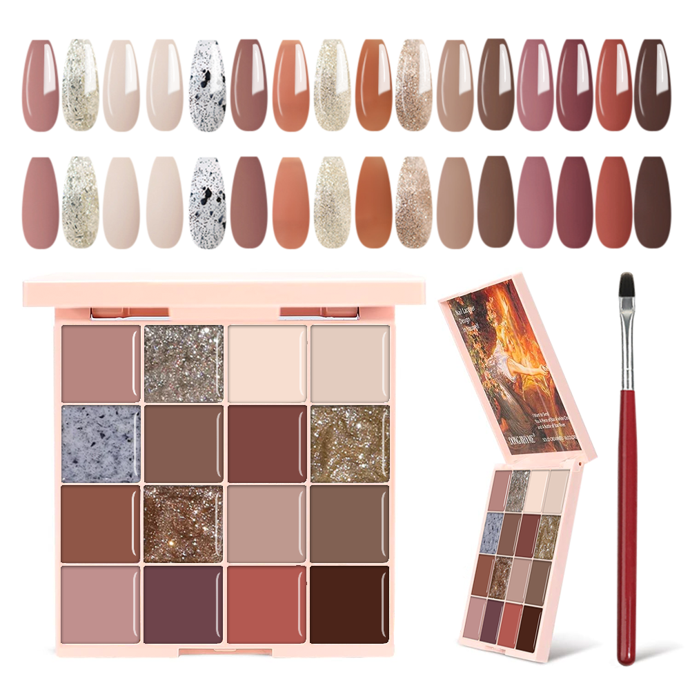 Colors Solid Nail Gel Set4 | Lirenail Press-On Nails