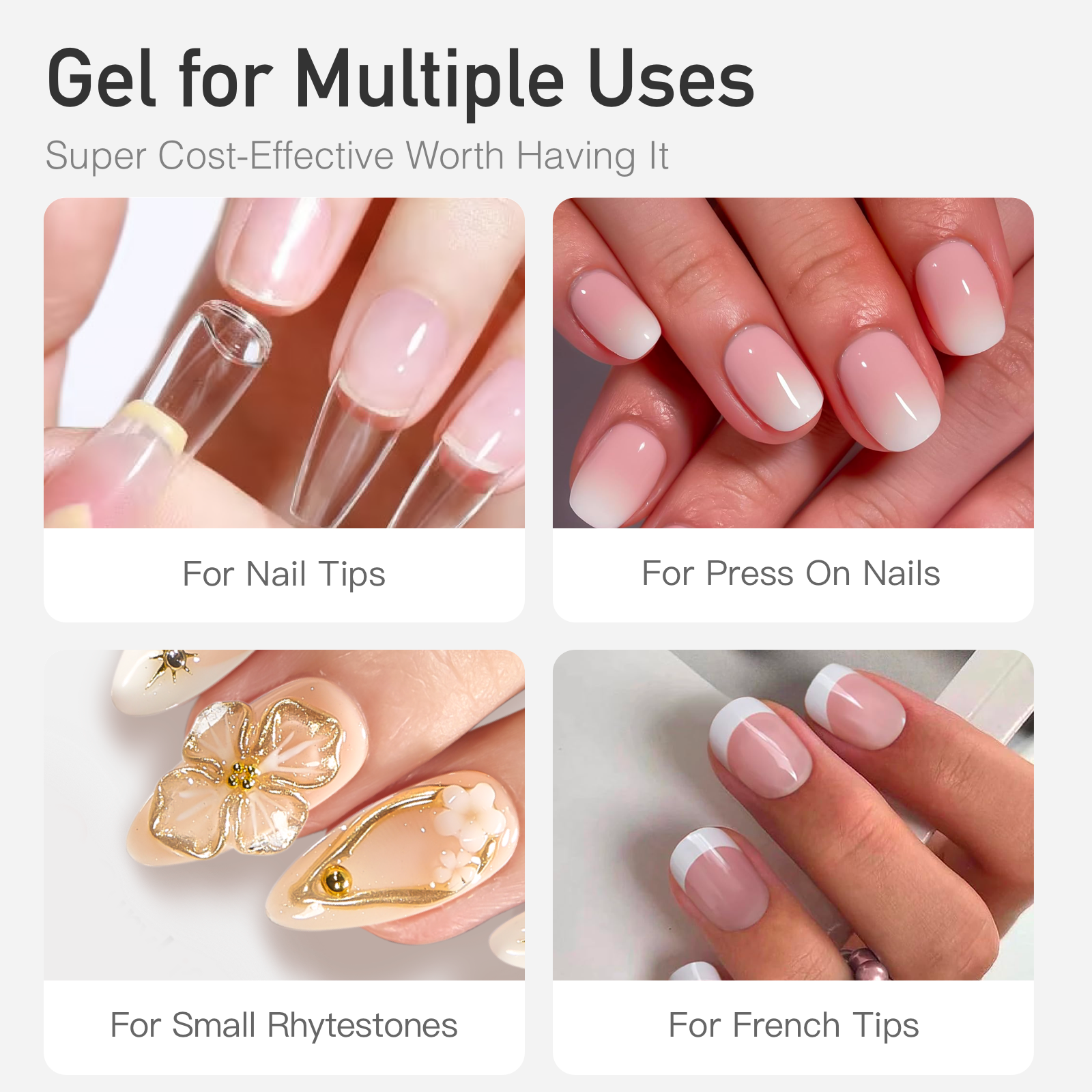2g 5pcs Semi-Solid Nail Glue Kit product view