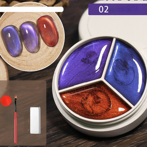 3 Colors Solid Nail Gel M-02 product view