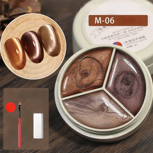 3 Colors Solid Nail Gel M-06 product view