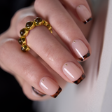Amber Muse - S Squoval short squoval press-on nails