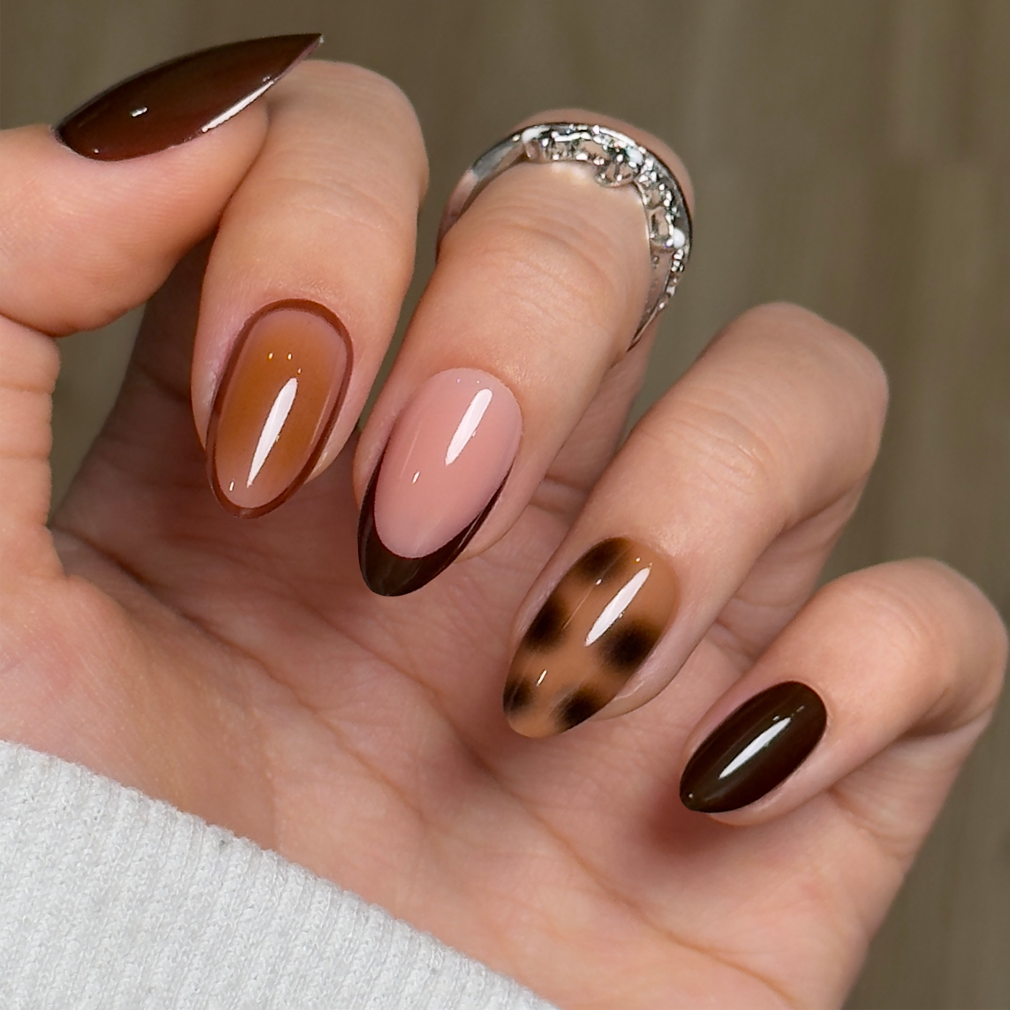 Amber Shell Dream | Lirenail Press-On Nails