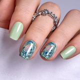 Aqua Dream S Squoval squoval press-on nails