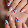 Berry Picnic RS Almond almond press-on nails