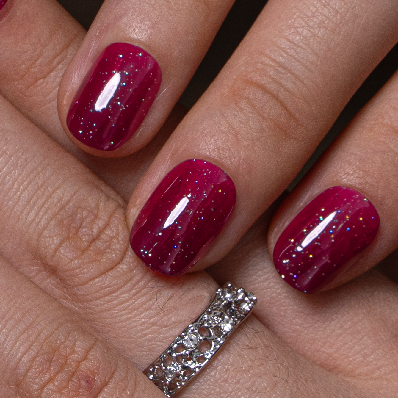 Berry Prism RS Squoval squoval press-on nails