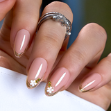 Designer s Pick | Bloom Charm S Almond almond press-on nails