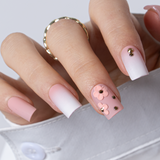 Designer s Pick | Bloom Luxe M Squoval squoval press-on nails