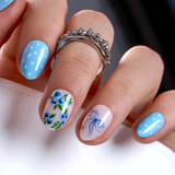 Blue Garden RS Almond almond press-on nails