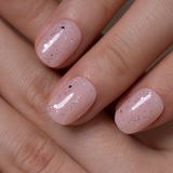 Blush Confetti RS Squoval squoval press-on nails