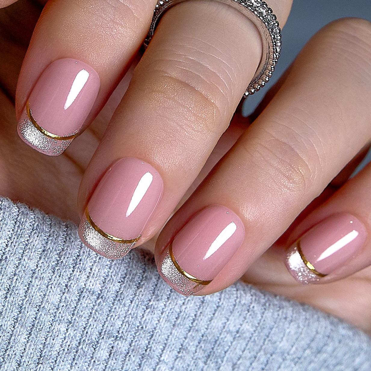 Blush Glitz – S Squoval