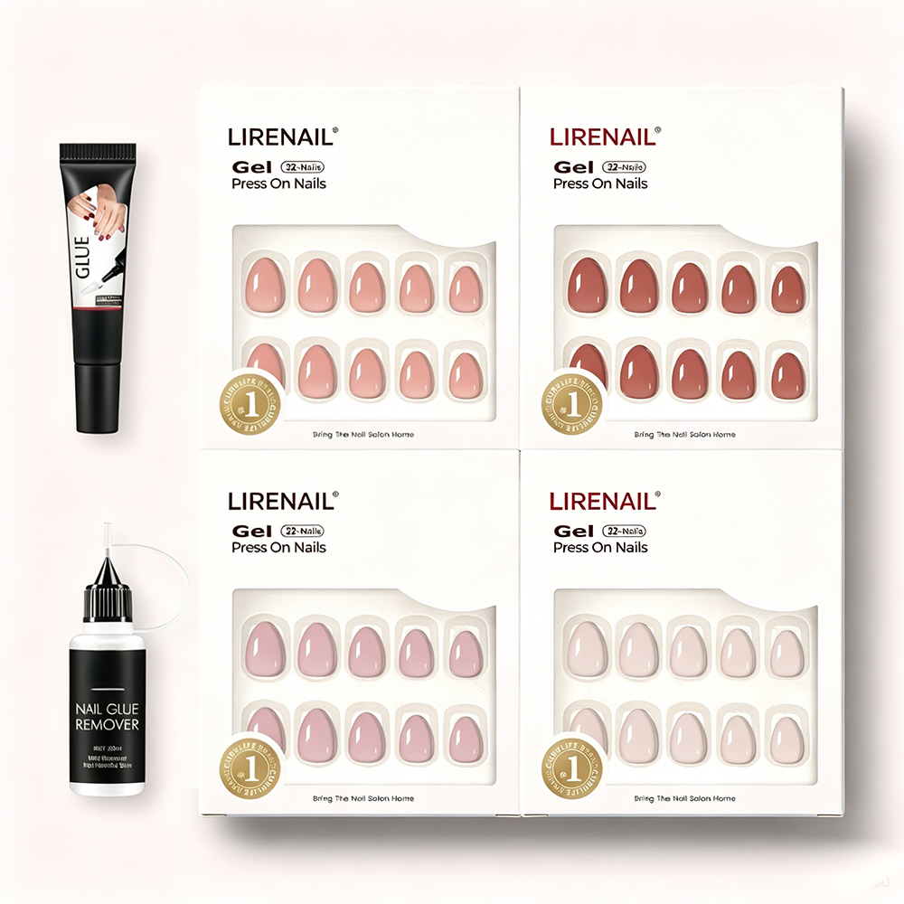 Bare Almond Edit-Extra Short Almond nail detail