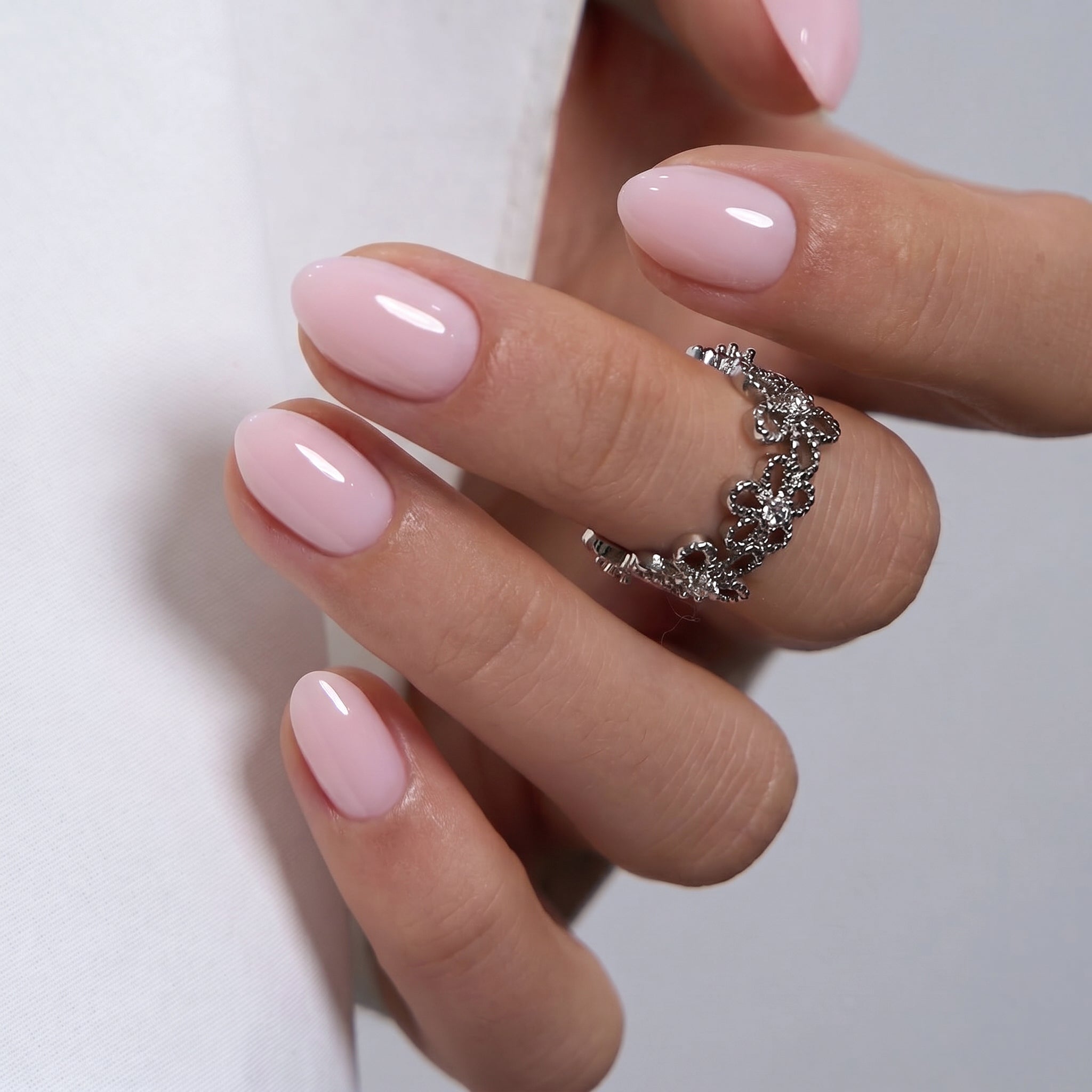 Blush Veil | Lirenail Press-On Nails