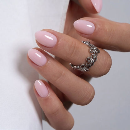 Blush Veil | Lirenail Press-On Nails