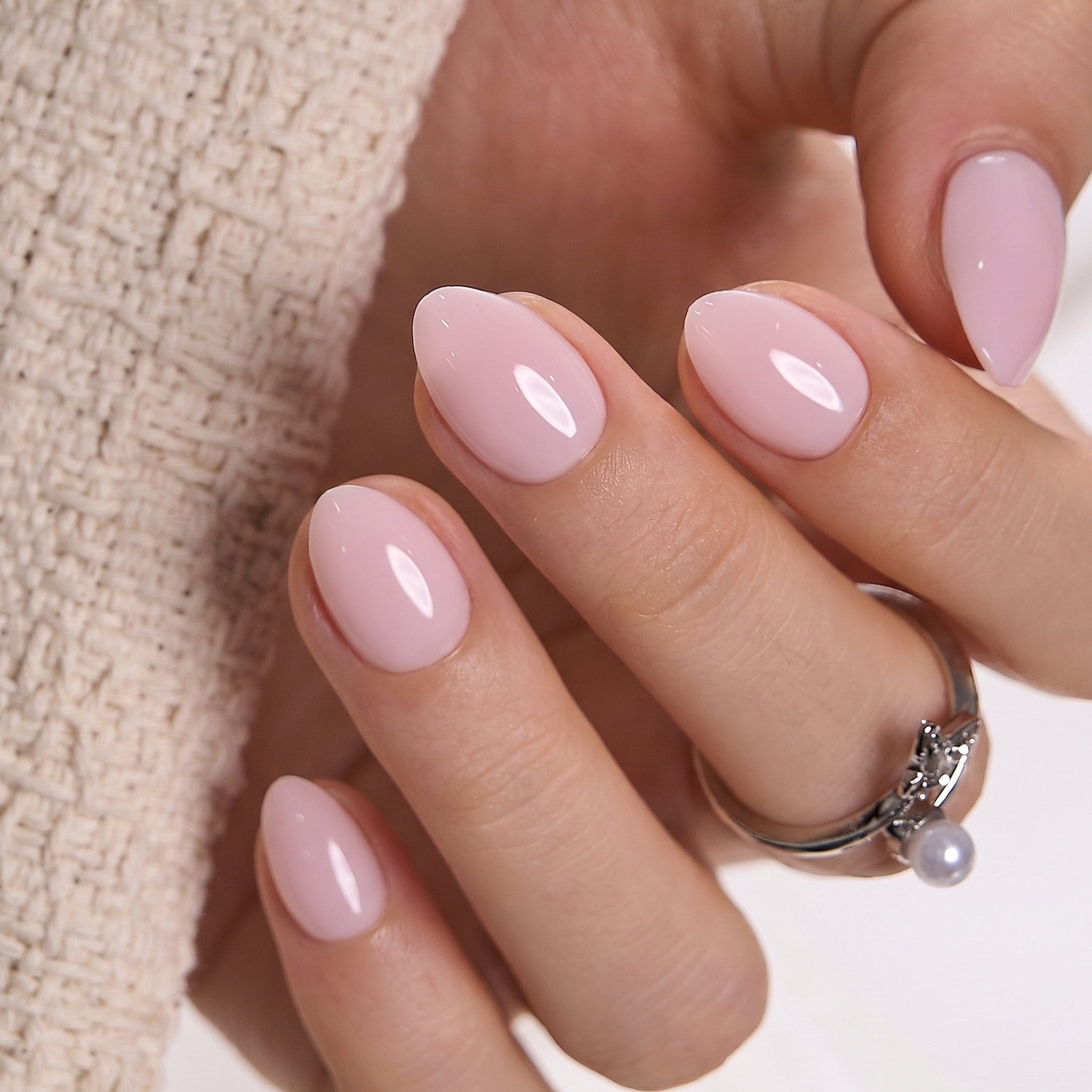 Blush Veil | Lirenail Press-On Nails