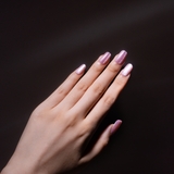 Blush Whisper medium squoval press-on nails product view