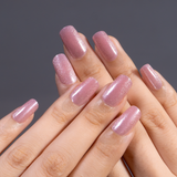 Blush Whisper medium squoval press-on nail size guide