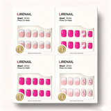 Blushing Garden Collection-Short Squoval press-on nails packaging