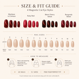 Velvet Crimson Cat Eye Set – 4 Styles product detail