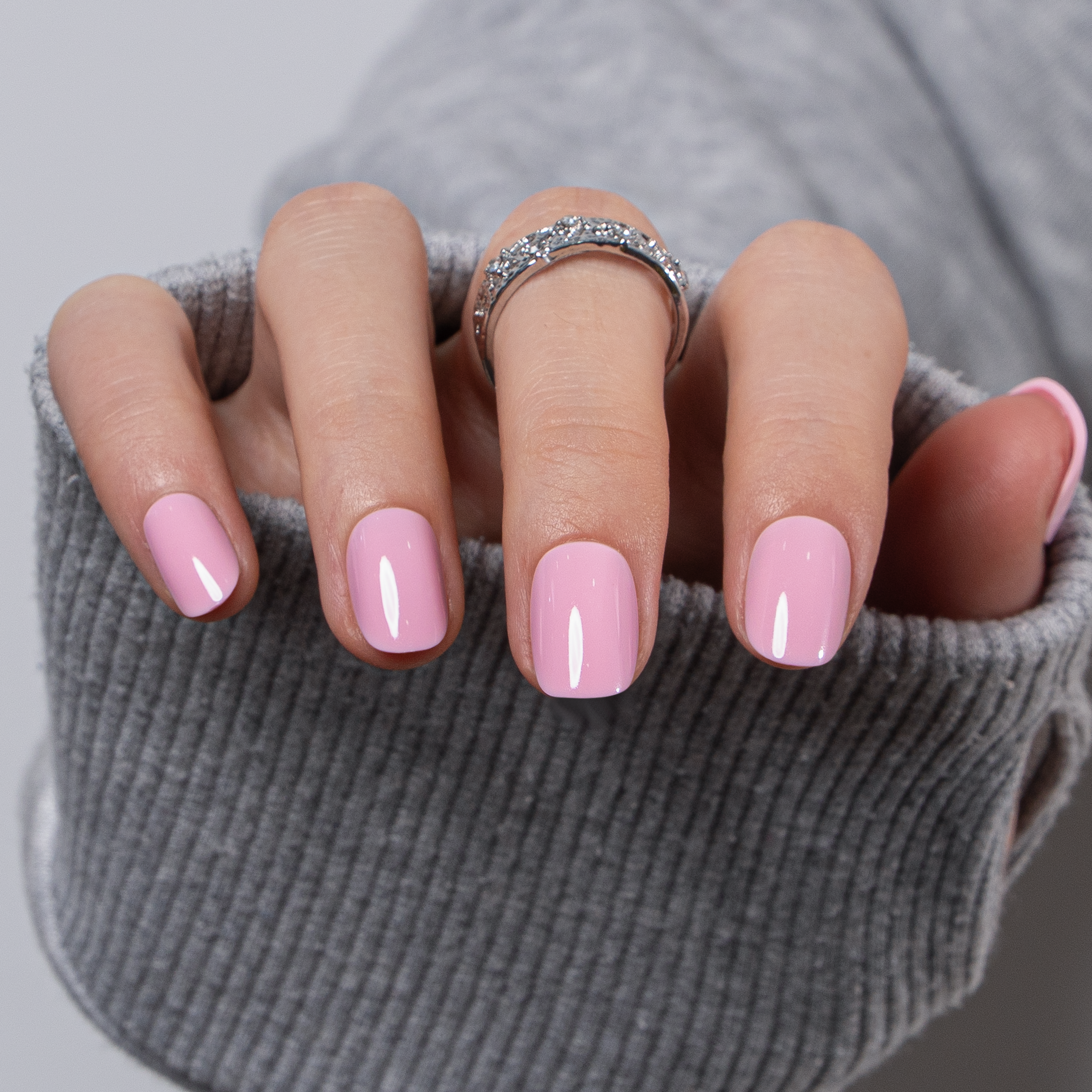 Candy Blush RS Squoval squoval press-on nails