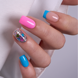 Designer s Pick | Candy Splash M Squoval squoval press-on nails