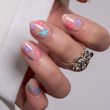 Candy Tide RS Almond almond press-on nails