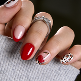 Cherry Wild RS Almond almond press-on nails