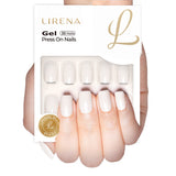 Chic Mickey Gray short squoval press-on nails