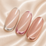 Chrome Cat Eye French press-on nail set product view
