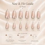 Chrome Cat Eye French press-on nail set product view