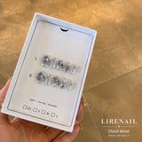 Lirenail Cloud Muse crystal press-on nails packaging