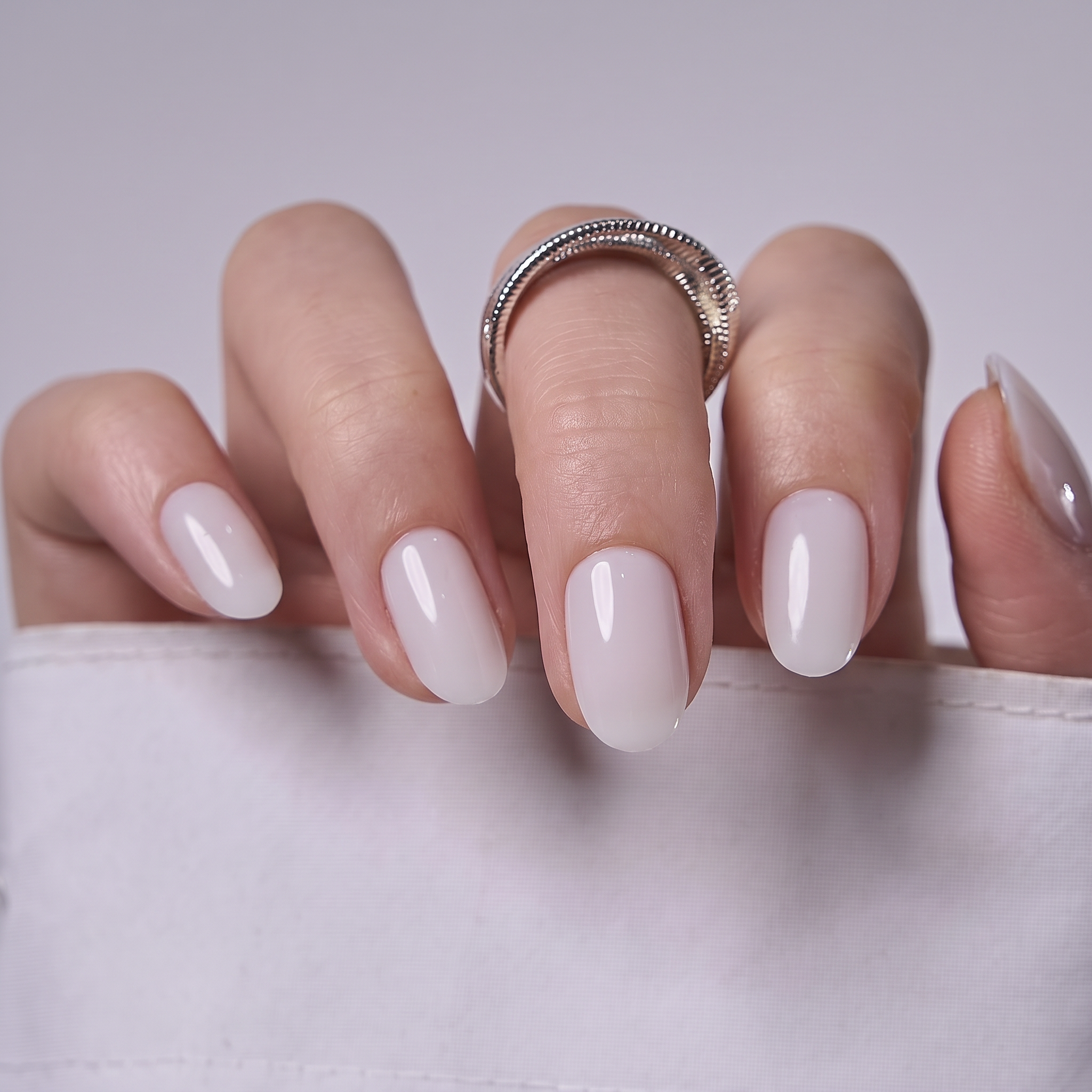 Cloud Silk S Oval oval press-on nails