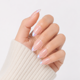 Cosmic Aurora French nail detail