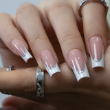 Designer s Pick | Crystal French L Square square press-on nails
