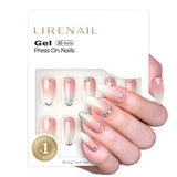 Crystal Veil long stiletto press-on nails product view