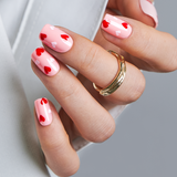 Cupid Touch short squoval nail detail