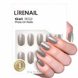 Dazzling Galaxy short squoval press-on nails product view