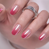 Dew Blush S Oval oval press-on nails