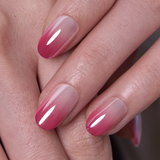 Dew Blush S Oval oval press-on nails
